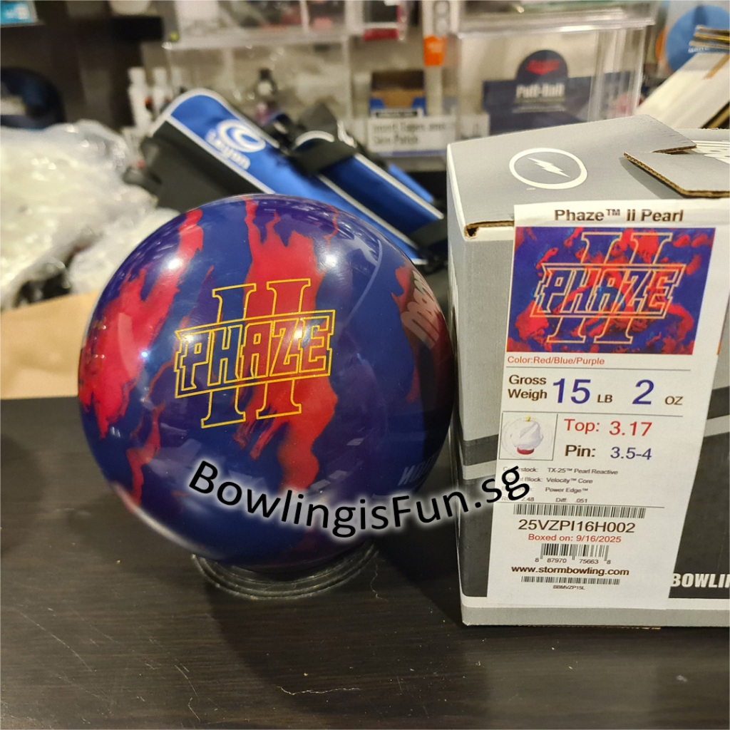 SG] Storm Phaze II Pearl Pro Performance Bowling Ball | Shopee