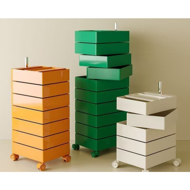 SG Stock ABS Portability 360 Rotating Drawer Organizer Cart Trolley ...