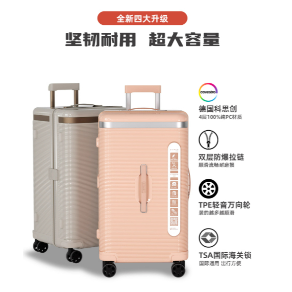 D.KWEN Colorful Shock Proof Luggage Multi Color TSA Lock Silent