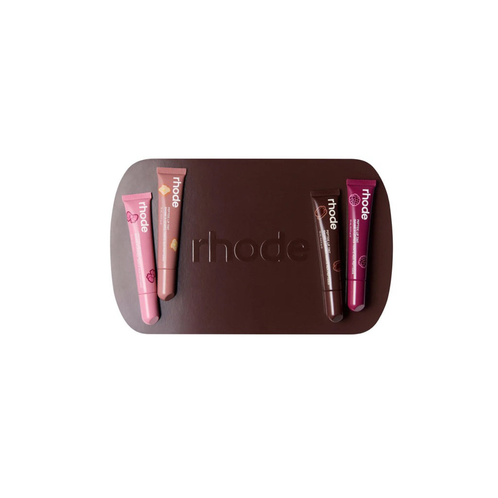 🇺🇸 [INSTOCK] Rhode Peptide Lip Tint - ribbon, pretzel, salty Tan