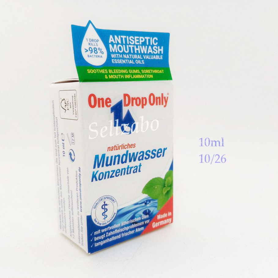 One Drop Only 10ml Antiseptic Mouthwash Concentrate Mouth Wash Oral ...