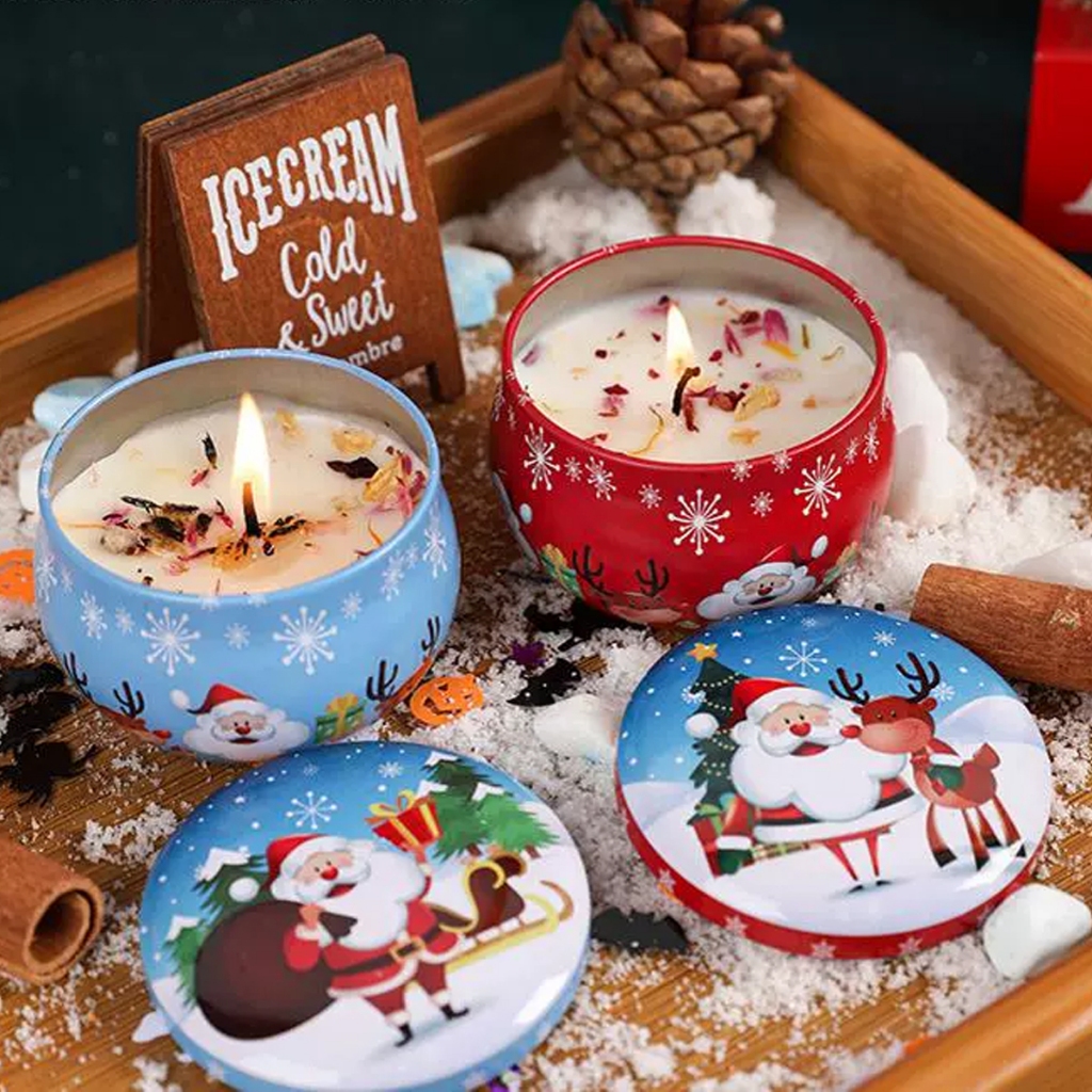 Christmas Gift Ideas Scented Candle Soy Wax Candle Gift Box Essential ...