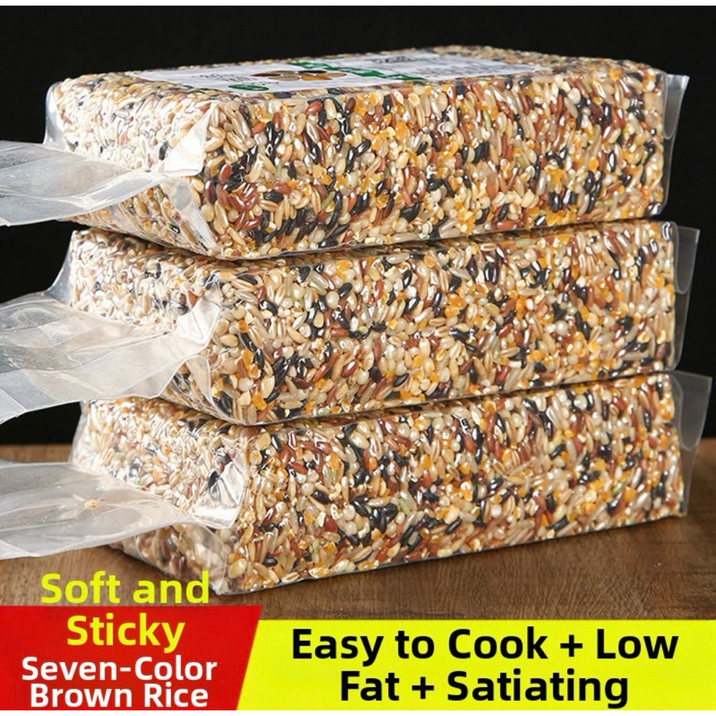 Whole Grain 7-Color Mix Brown Rice Low-Fat For Balanced Nutrition ...