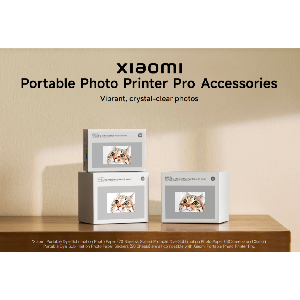 Instock- Xiaomi Portable Photo printer Pro Wireless Bluetooth Home