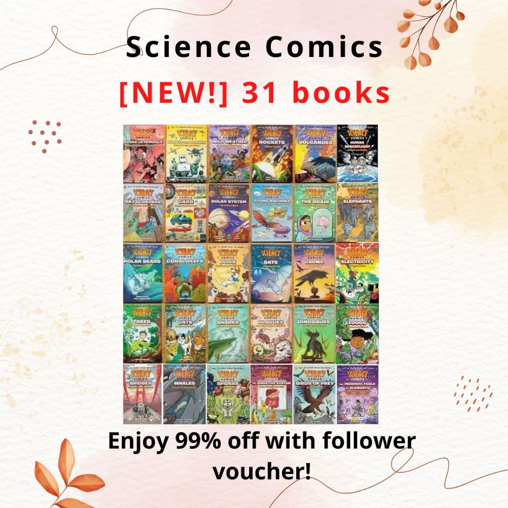 Science Comics Series (31 Books)-latest | Shopee Singapore