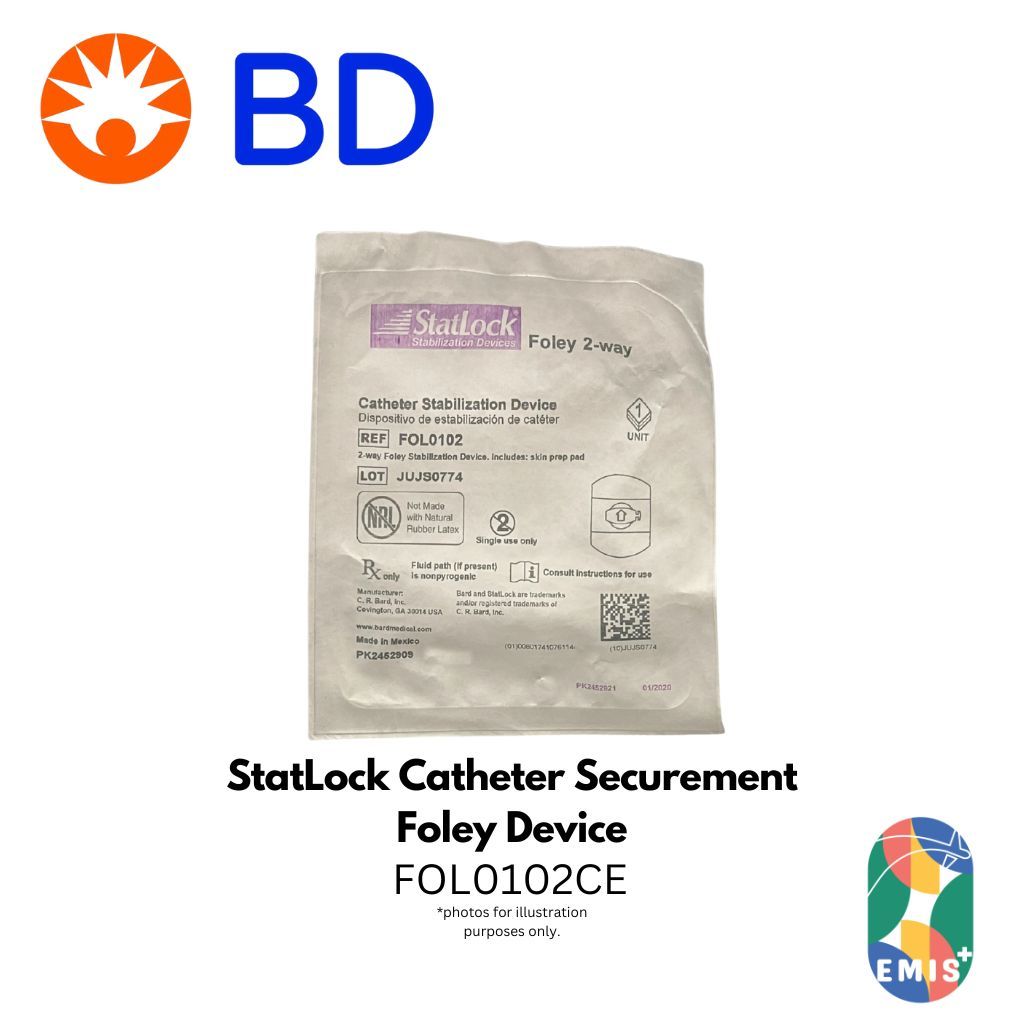 [FOL0102CE] BD StatLock Catheter Securement Foley Device EMIS+ | Shopee ...