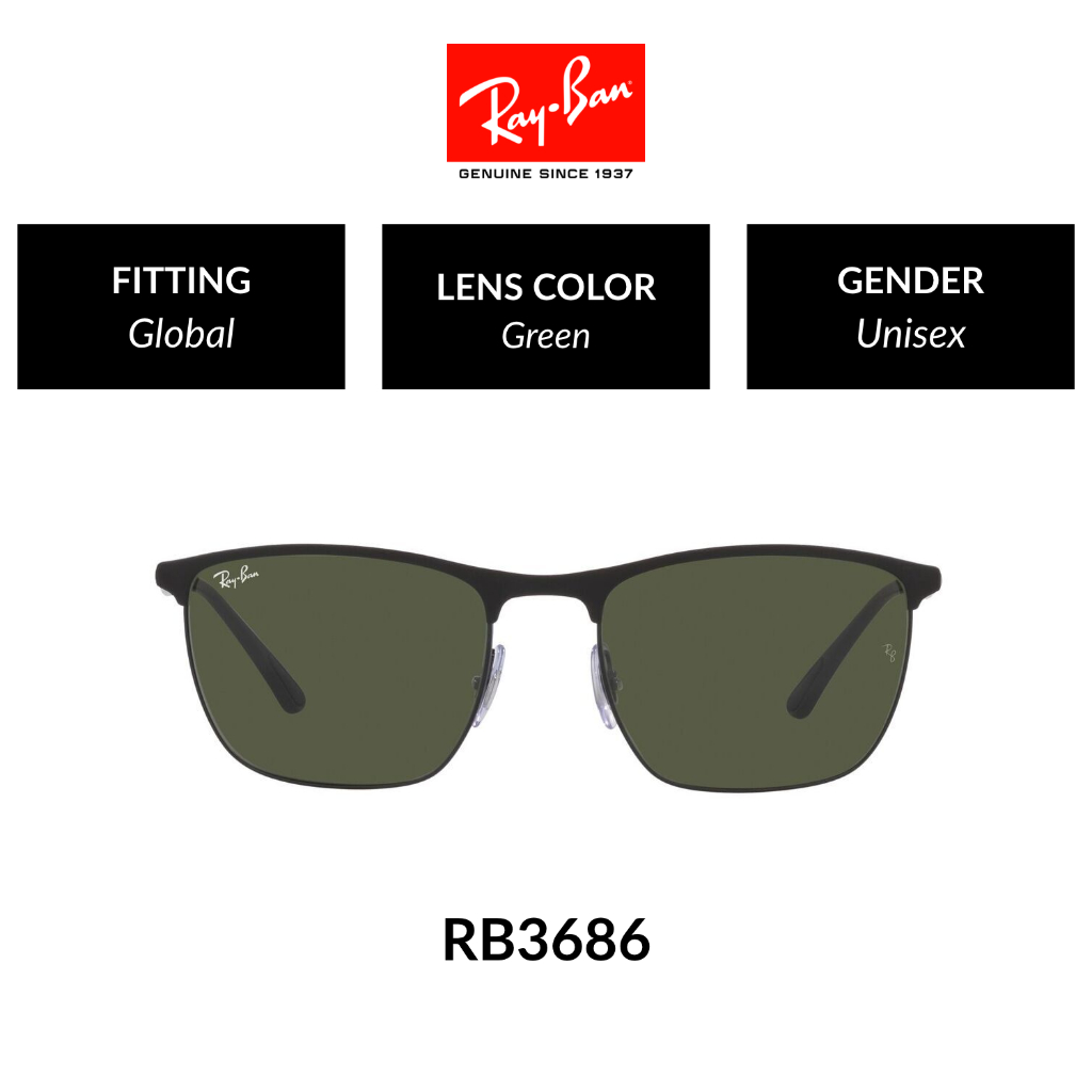 RAY-BAN - RB3686 186/31 | Shopee Singapore