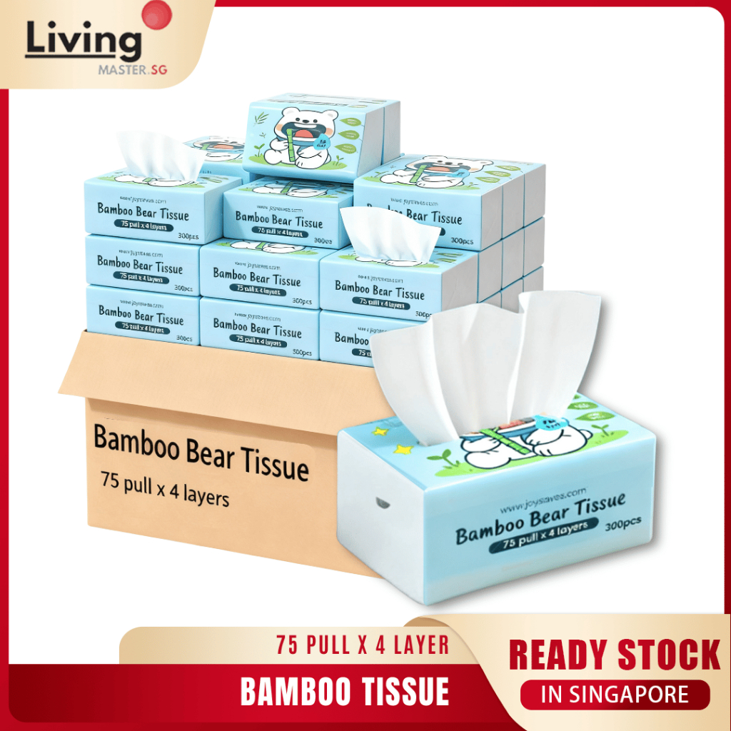 JOYSAVES 4ply Soft Facial Tissue Tissue Facial Tissue/75 Sheet Bamboo ...
