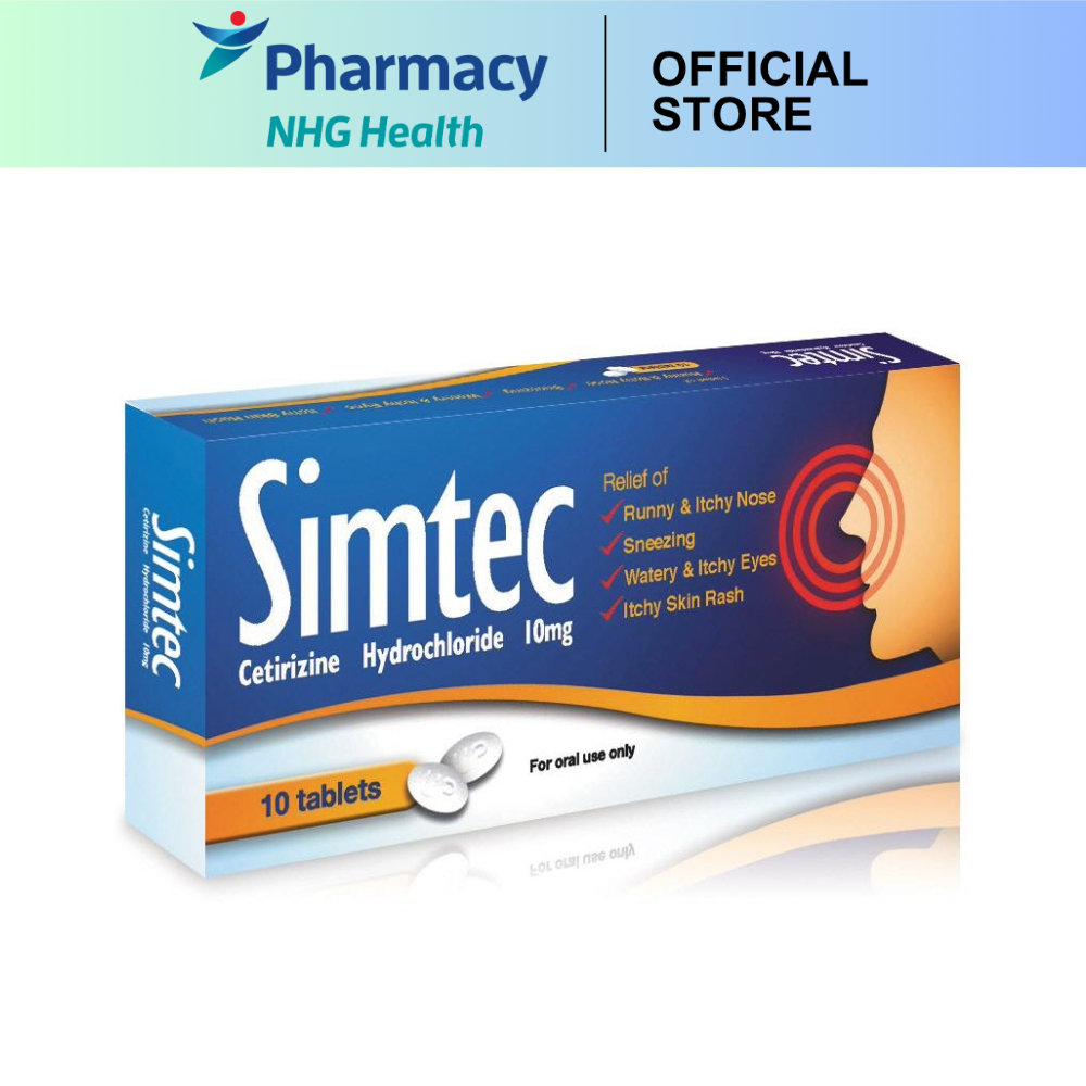 Simtec 10mg Tablet 10s | Shopee Singapore
