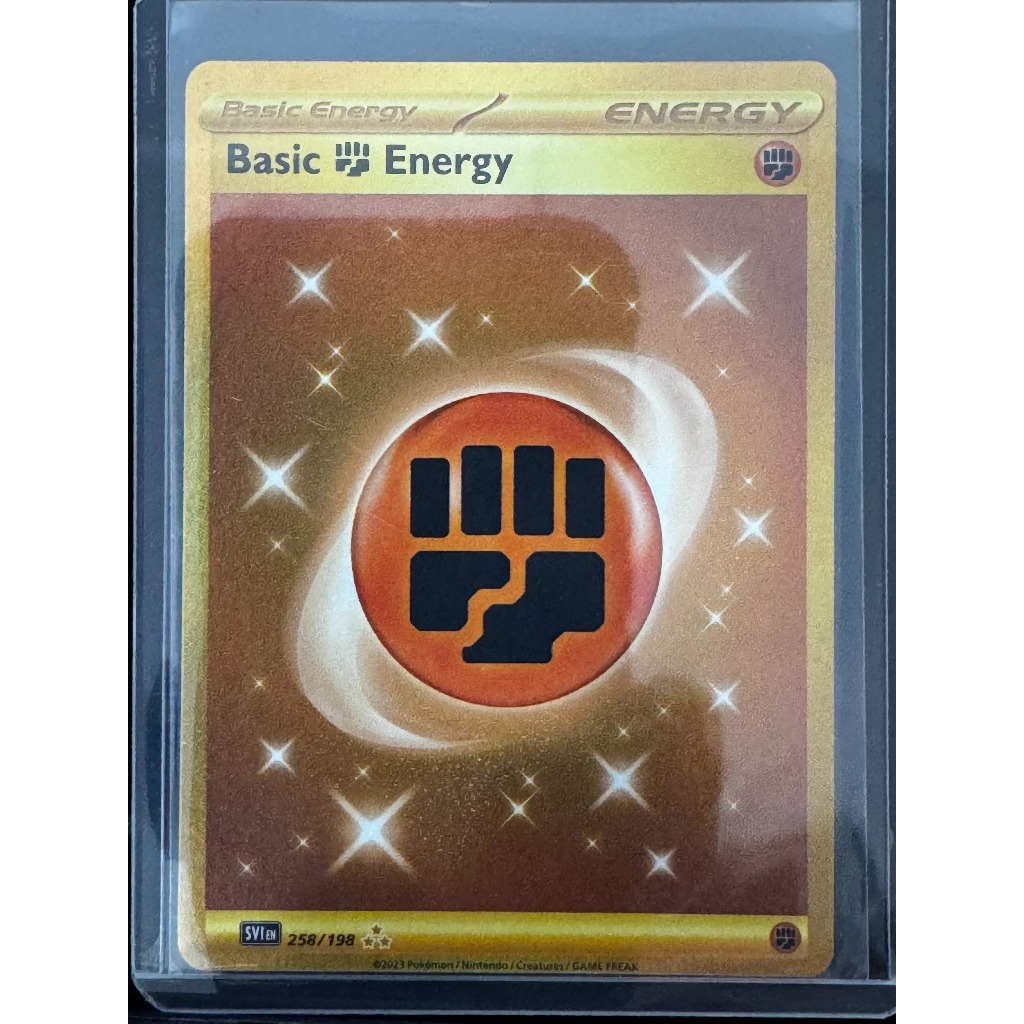 Basic Fighting Energy 258/198 Hyper Rare SV01: Scarlet & Violet Base ...