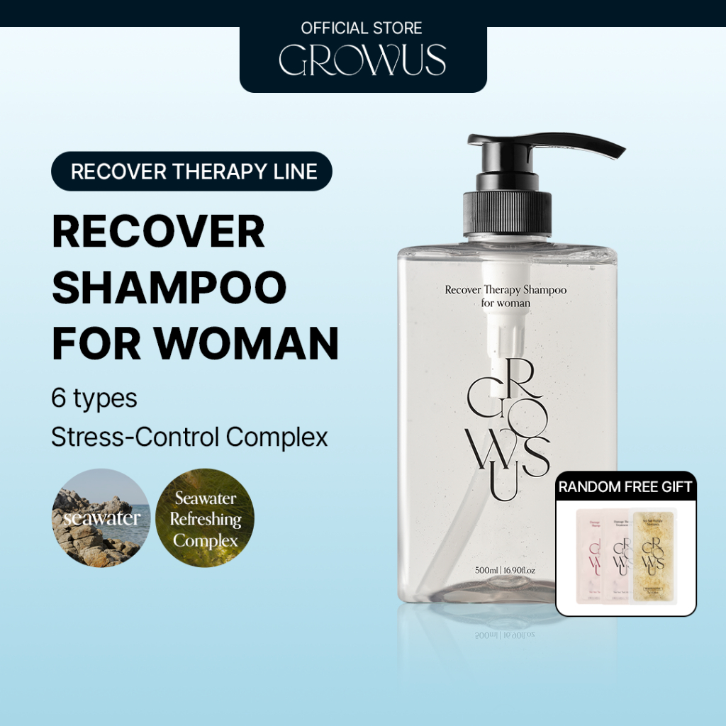 [GROWUS Official] Recover Therapy Shampoo for Woman 500ml, Protects ...