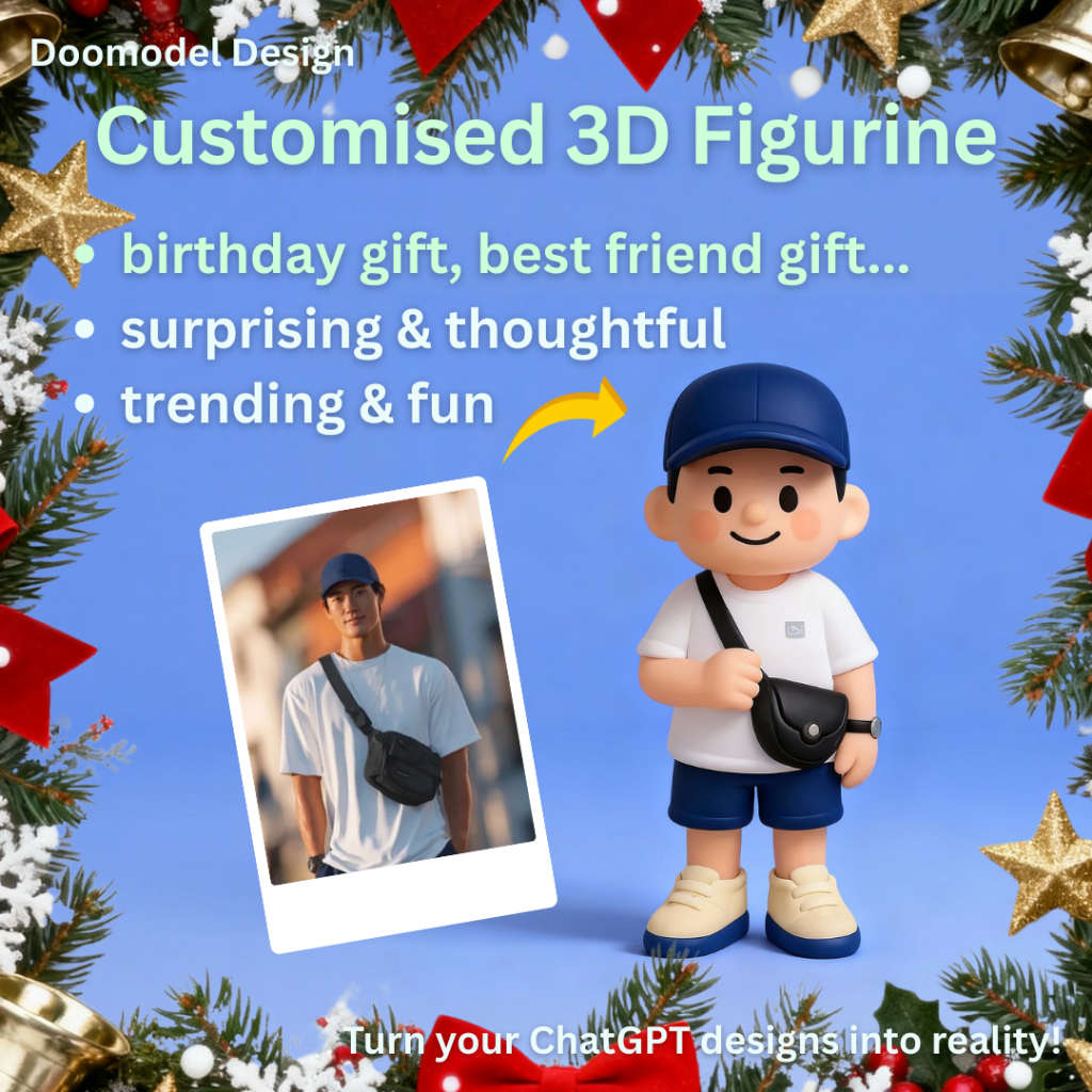 Christmas Gift Custom-made 3D Figurine Based On Photo Personalised 3D ...