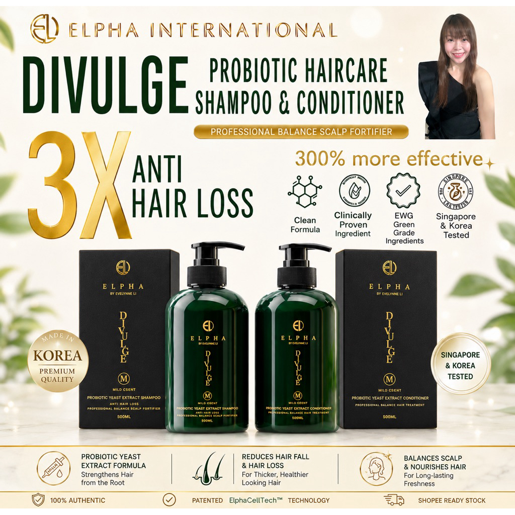 🔥BUNDLE PRICE🔥 𝗘𝗟𝗣𝗛𝗔 𝐃𝐈𝐕𝐔𝐋𝐆𝐄 ANTI HAIR FALL KOREAN SHAMPOO ...