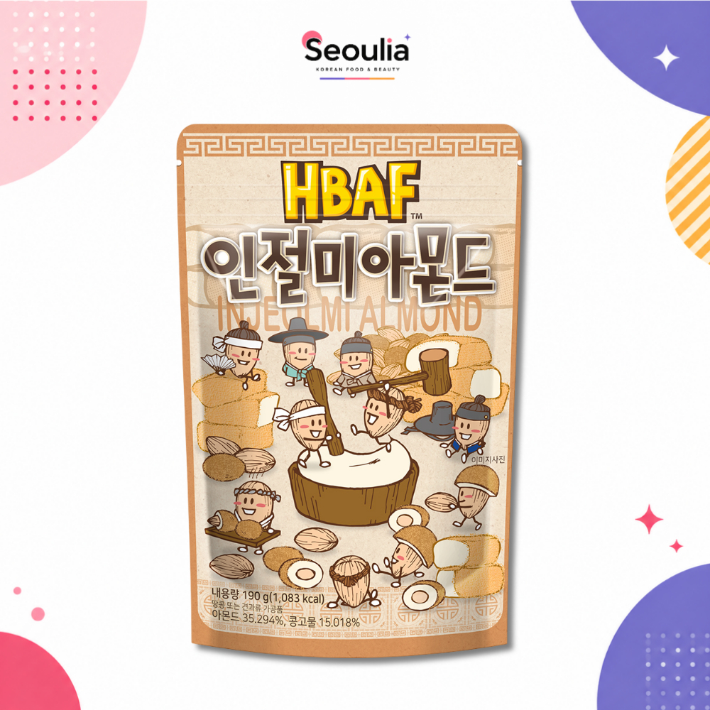 [HBAF] Korean Almond Snack - Injeolmi 190g | Shopee Singapore