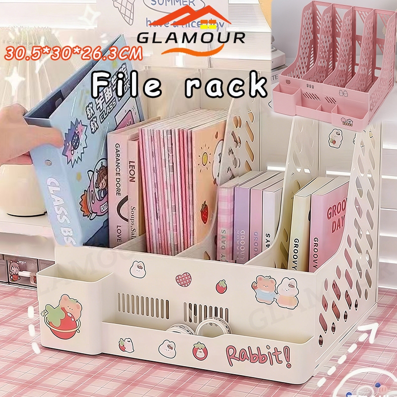 [SG] File rack Document Storage Rack Book Storage Shelf Office File ...