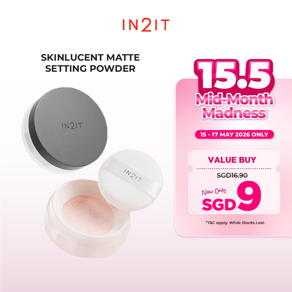 IN2IT Skinlucent Matte Setting Powder 10g (SMSP01) | Shopee Singapore