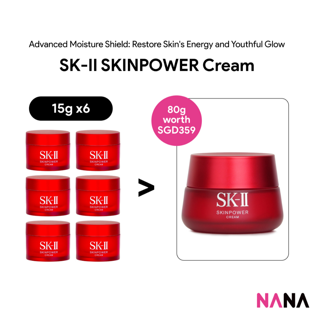 SKII SK-II SK2 SKINPOWER Advanced Cream Sample Pack (15g x 6/4/2 ...