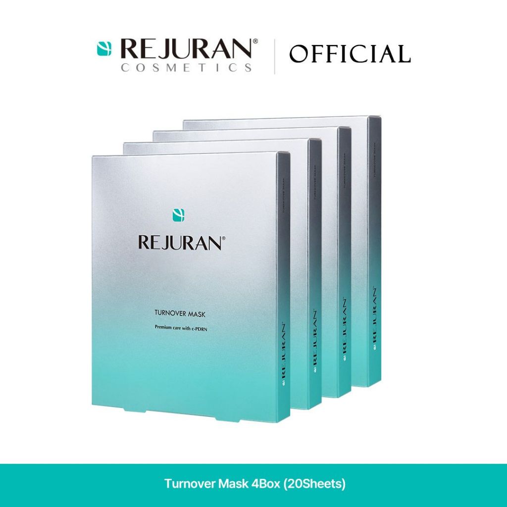 REJURAN] Turnover Mask 5 Sheets (2 Boxes / 4 Boxes) | Shopee Singapore