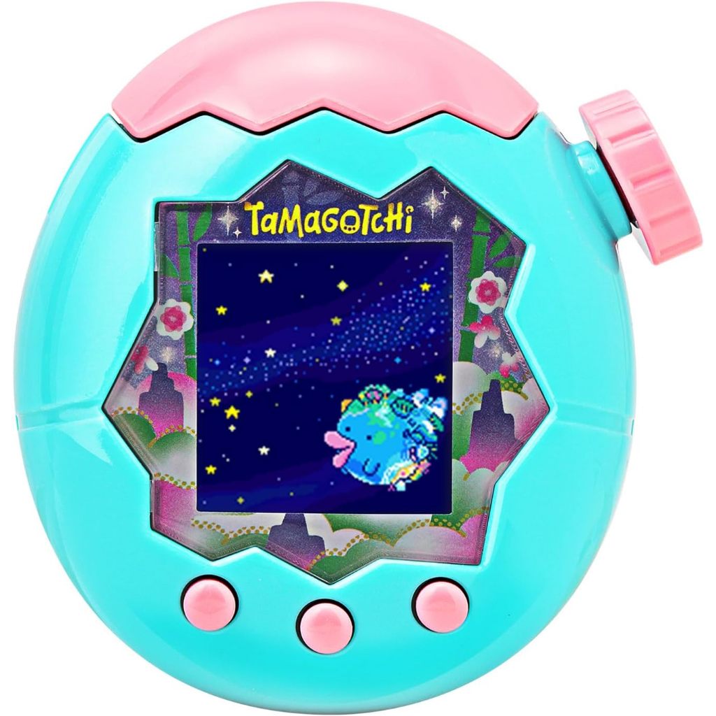 Bandai Tamagotchi Paradise Bandai Purple Sky Blue Water Pink Land