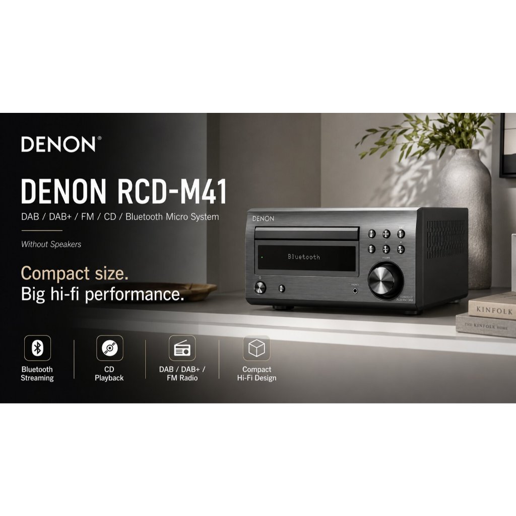 Denon RCD-M41 DAB without speakers | Shopee Singapore