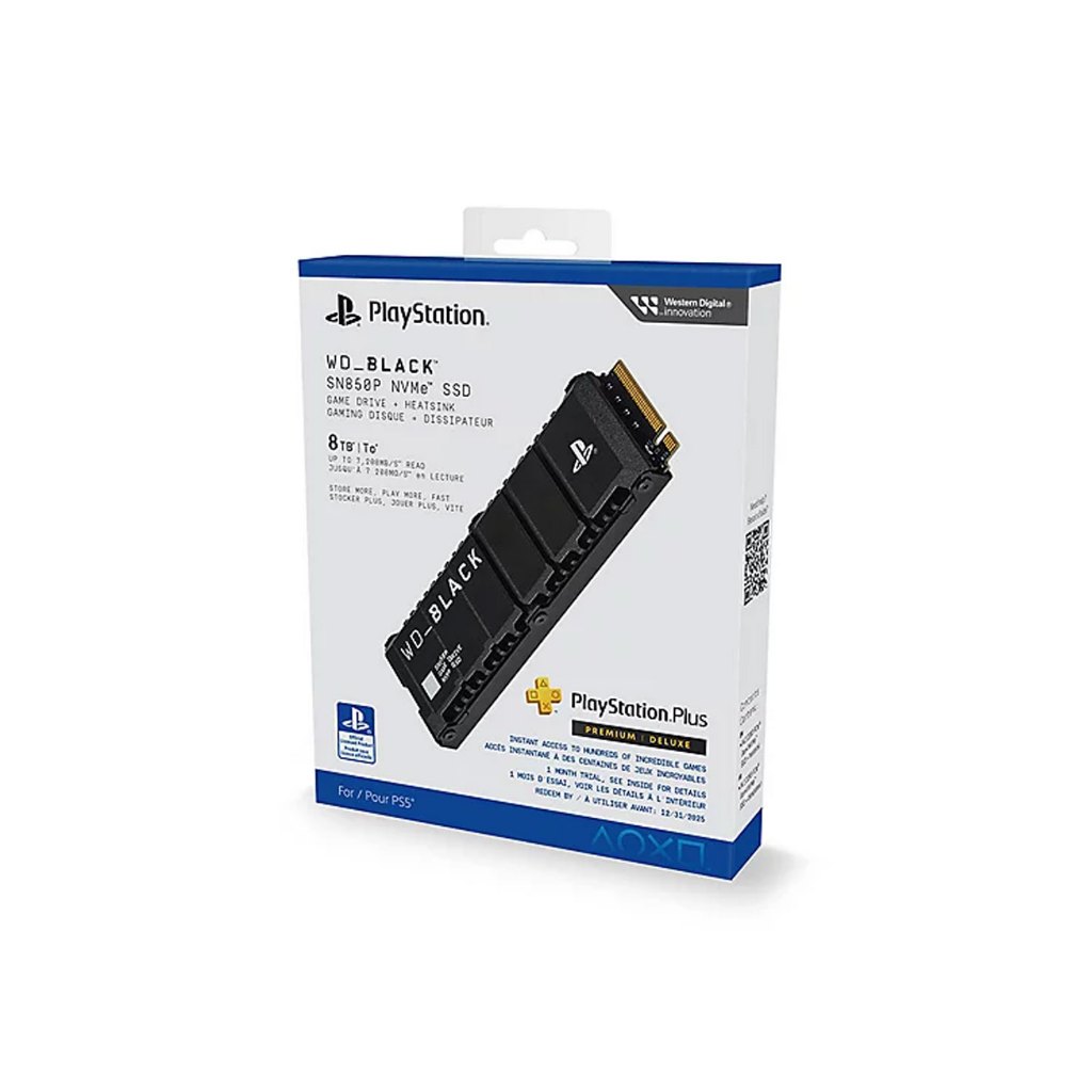 WD Black SN850P NVMe SSD With Heatsink for PS5 & PC (1TB/2TB/4TB