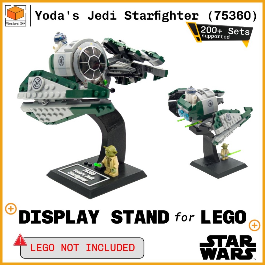 Display Stand for Lego Star Wars Yoda's Jedi Starfighter (75360 ...