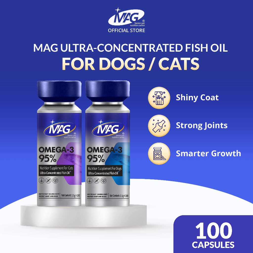 MAG IFOS Certified 98.3% Deep Ocean Fish Oil 500mg High Omega-3(DHA&EPA ...