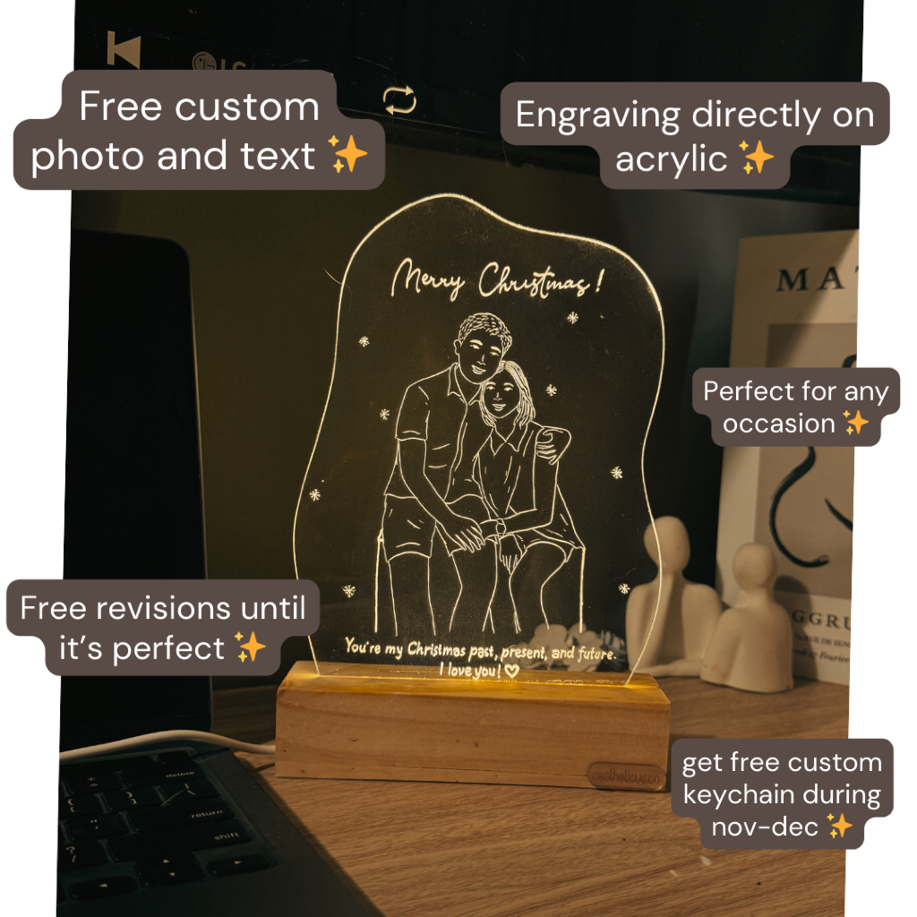 Custom Acrylic led night light/ acrylic led/ graduation gift/ 3d light ...