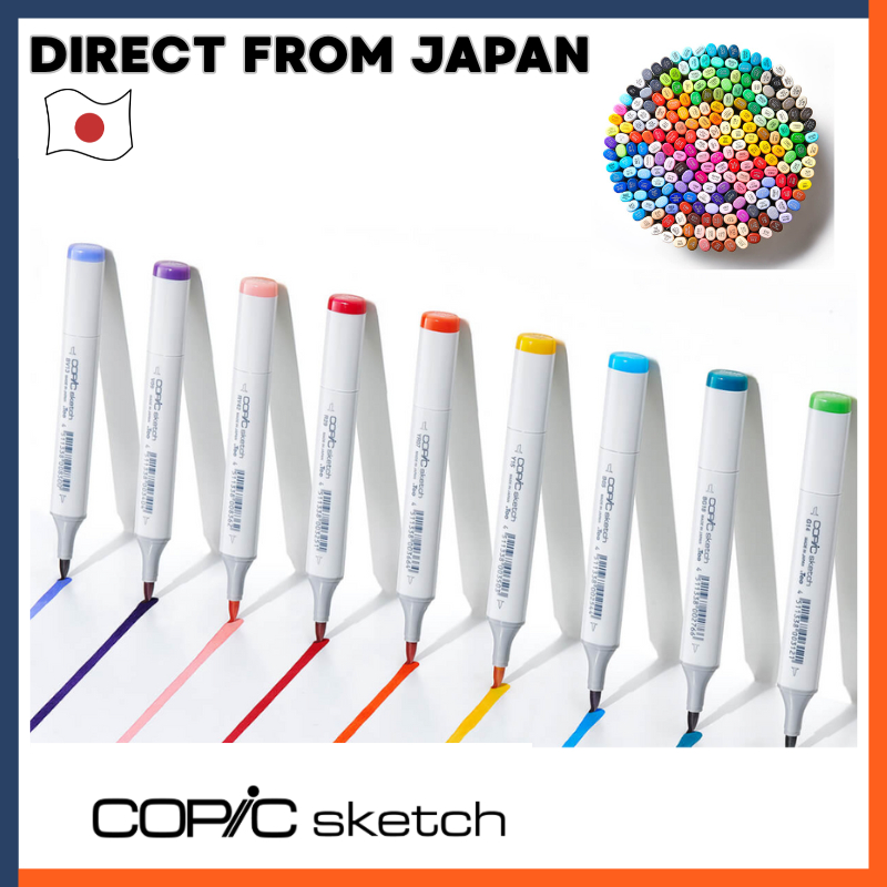 Copic Sketch Basic Set Too Marker Color of 12 , 24 [Direct from
