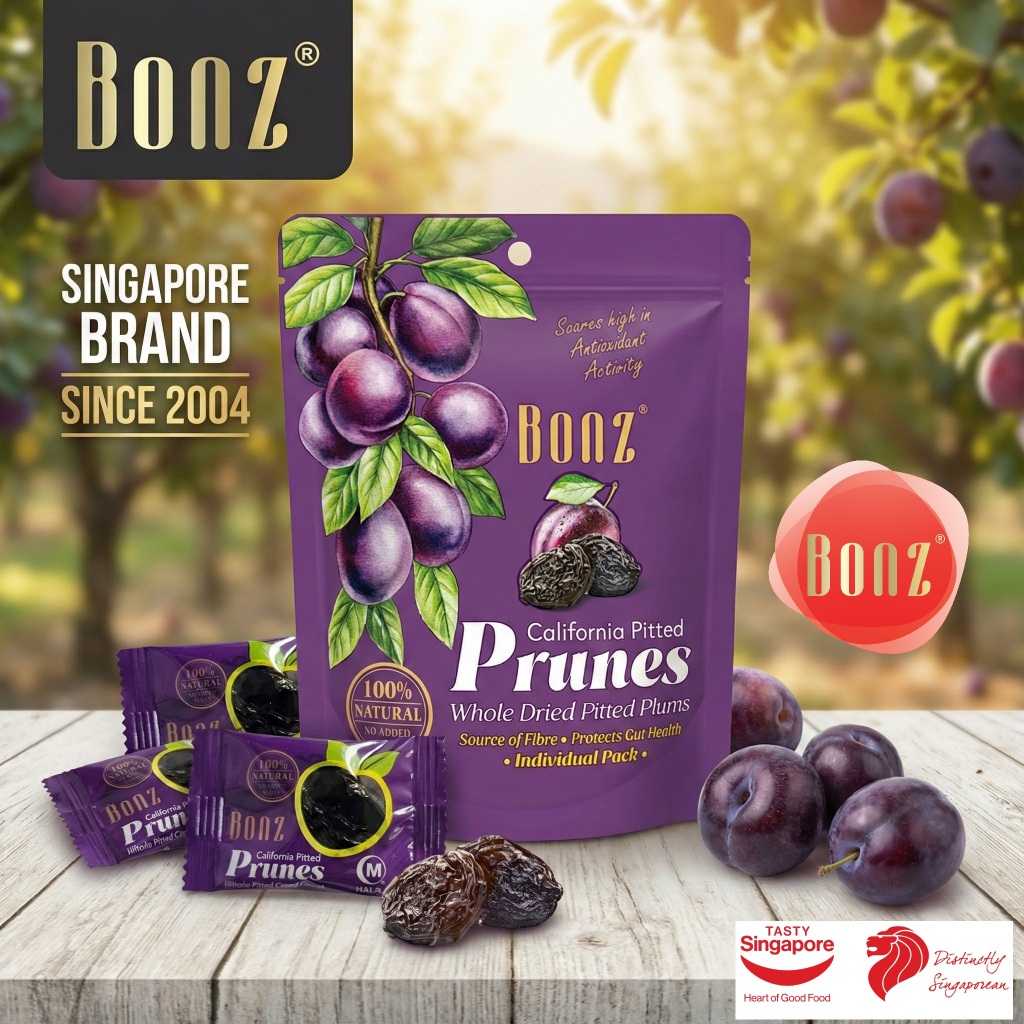 BONZ California Pitted Prunes {Whole Dried Pitted Plums} snack dessert ...