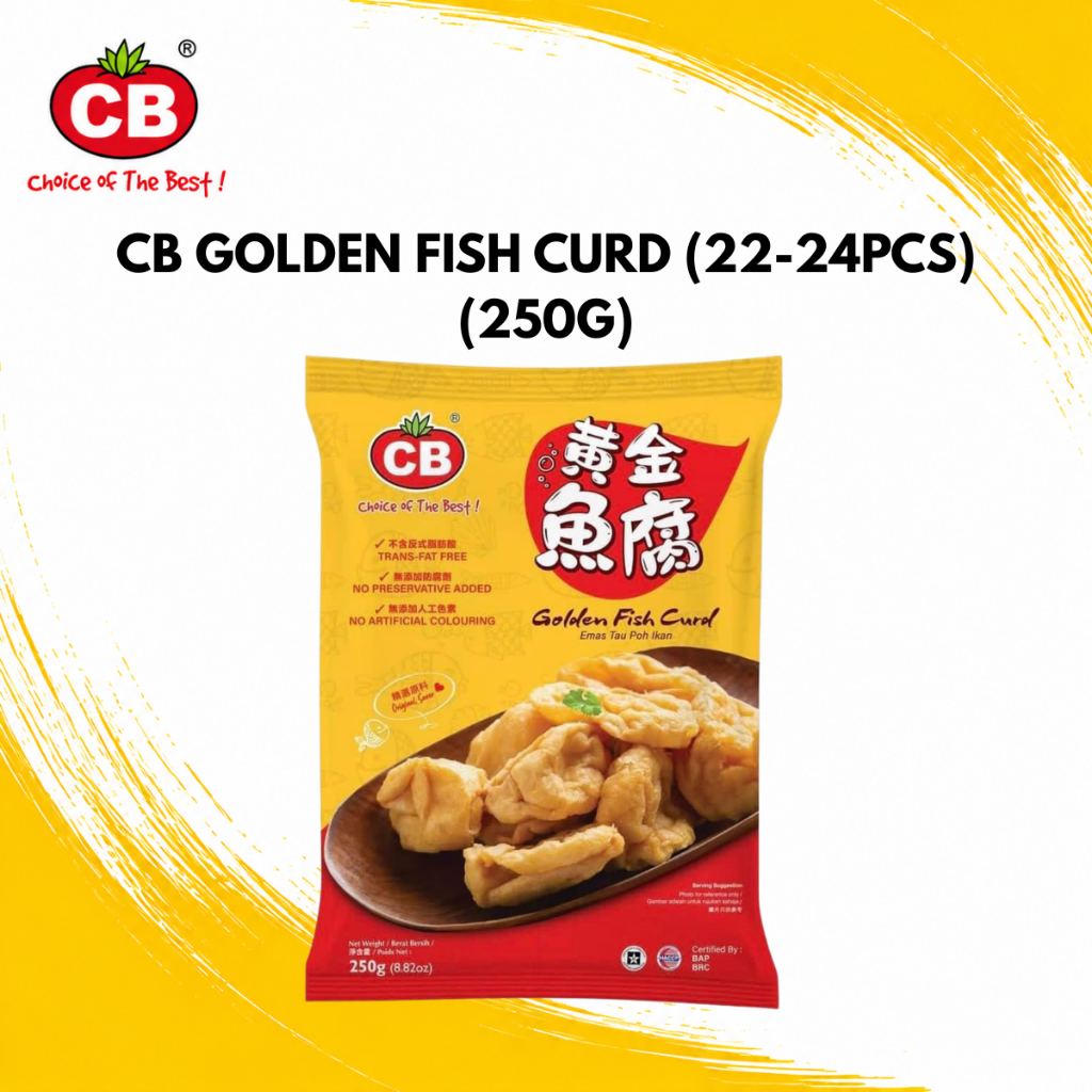 CB Golden Fish Curd (22–24pcs) – 250g | Soft & Juicy | Hotpot | Soup ...