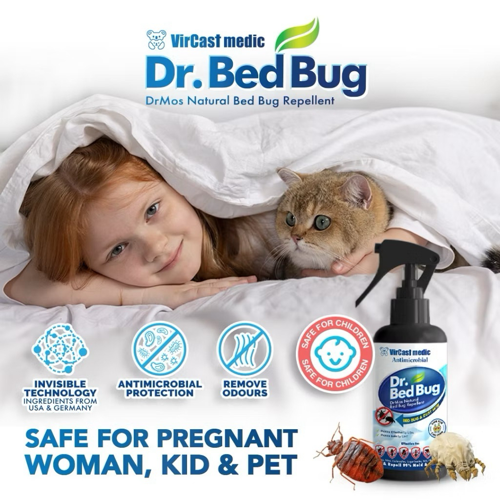VIRCAST MEDIC Dr Bed Bug & Dr Invisible — Natural Bugs Repellent Bed ...
