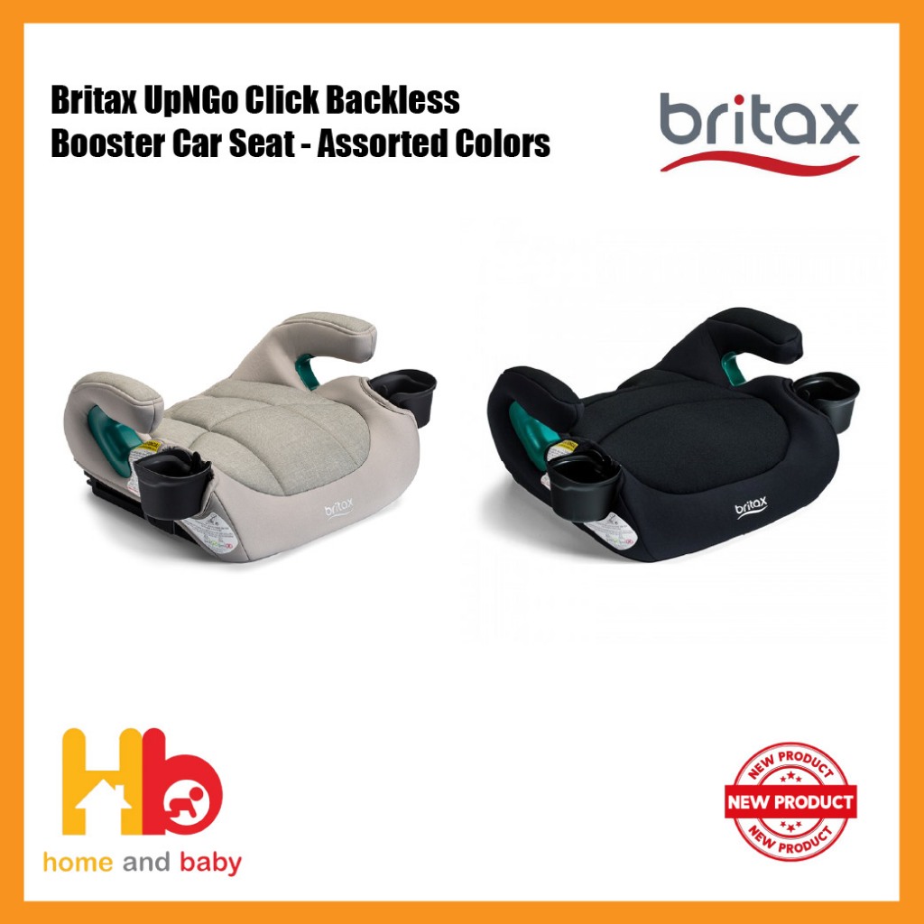 Britax UpNGo Click Backless Booster Car Seat – 18.1 - 54.4kg | 116.8 ...