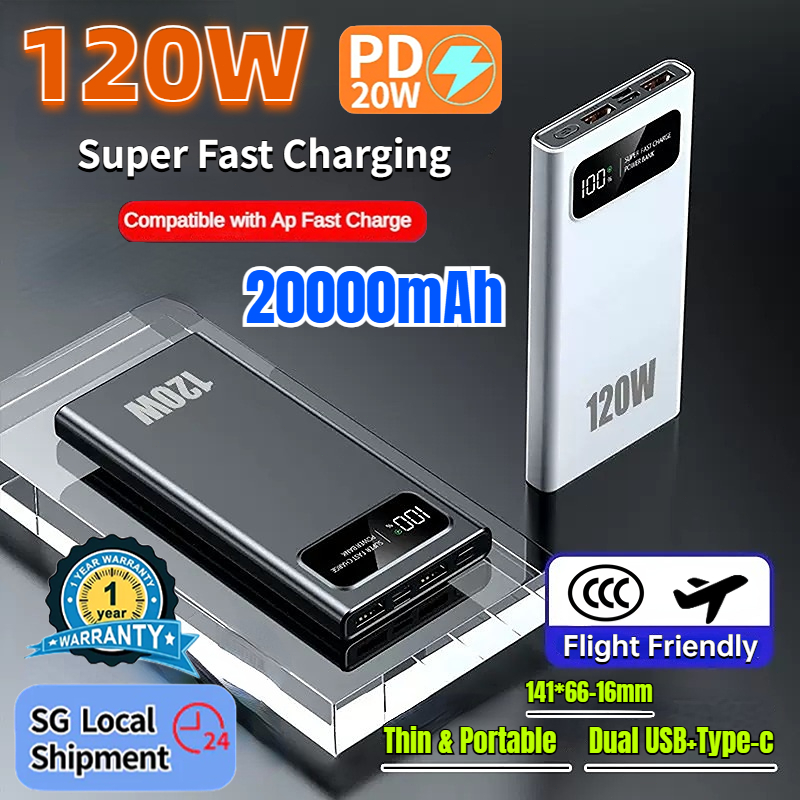 120W ultrathin power bank front view