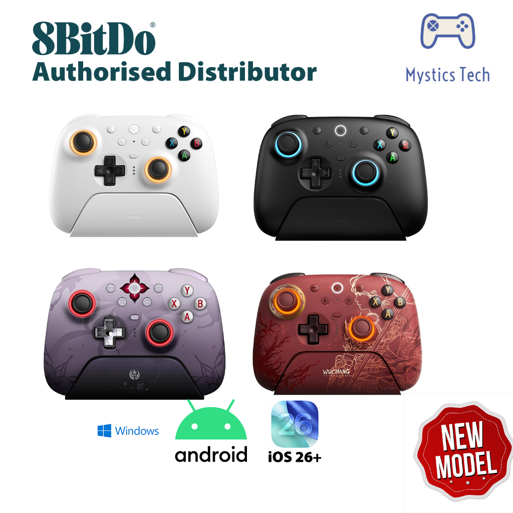 8Bitdo Ultimate 2 Wireless Windows,iOS,Android TMR Joysticks, Hall ...