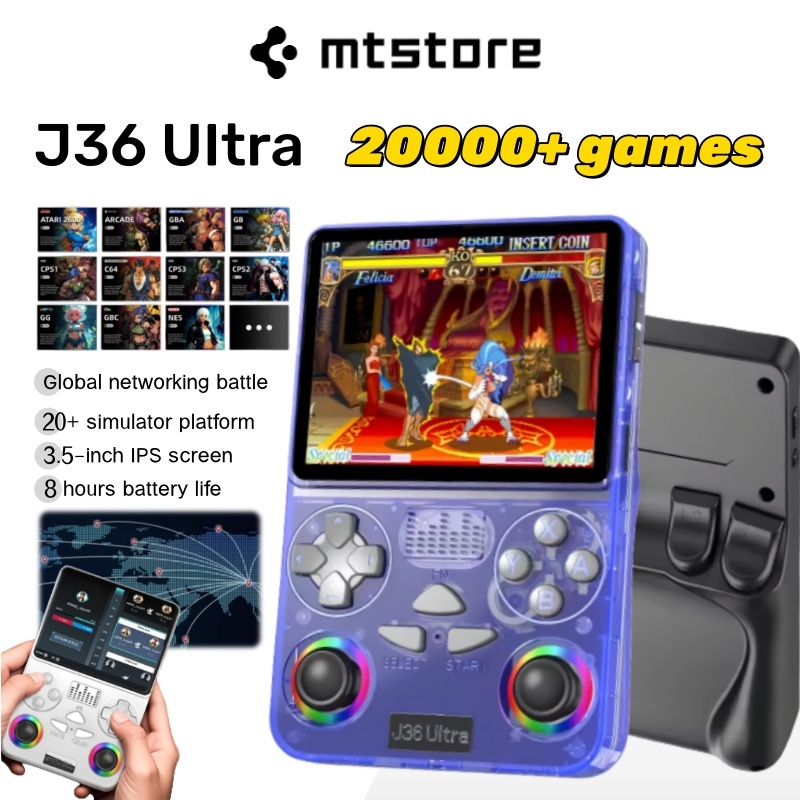 J36Ultra Retro Handheld Game Console 3.5-inch HD Palm Phone Open Source ...