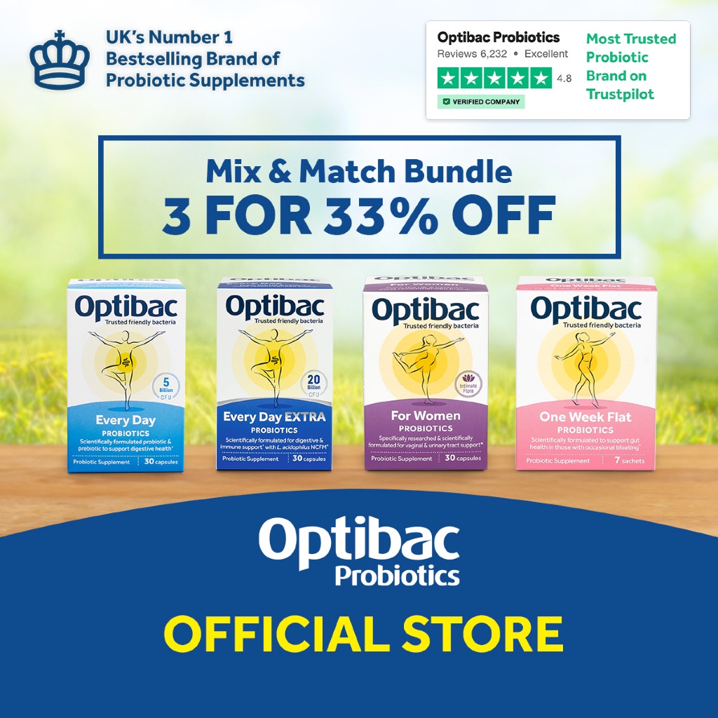 Optibac Probiotic Supplements Mix & Match Buy 3 for 33% OFF - Every Day ...