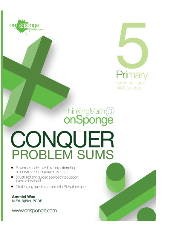 OnSponge Primary 5 Conquer Problem Sums Math Assessment Book | Shopee ...