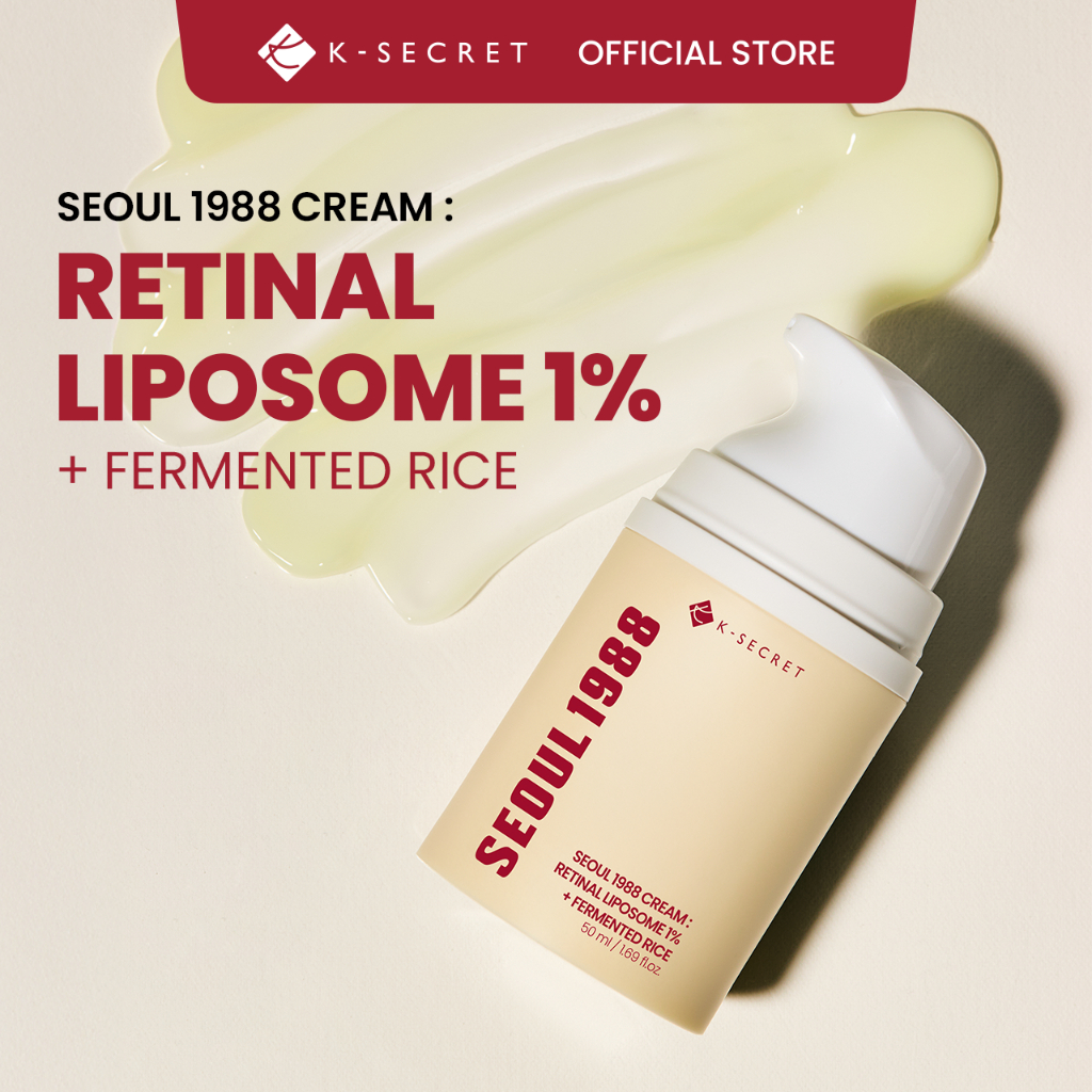 [KSECRET Official] SEOUL 1988 Cream : Retinal Liposome 1% + Fermented ...
