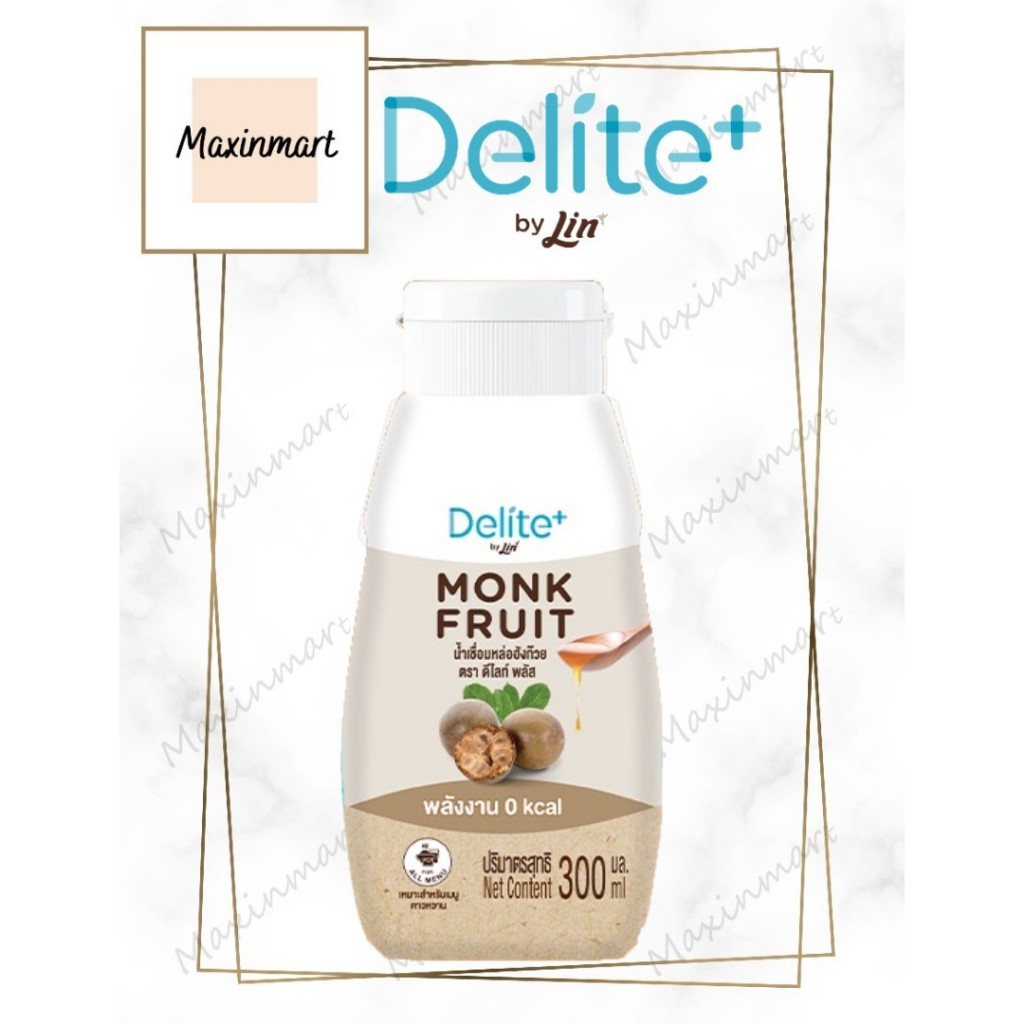 Delite+ O Kcal Monk fruit Syrup Sweetener 300ml Keto | Shopee Singapore