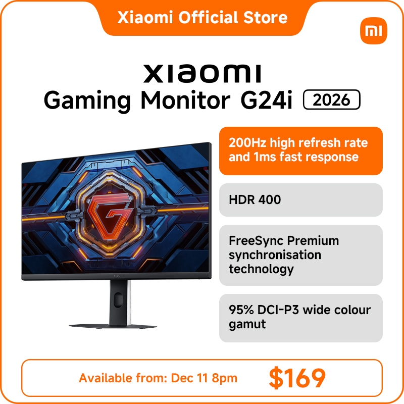 New Xiaomi Gaming Monitor G24i 2026 | 200Hz high refresh rate and 1ms ...