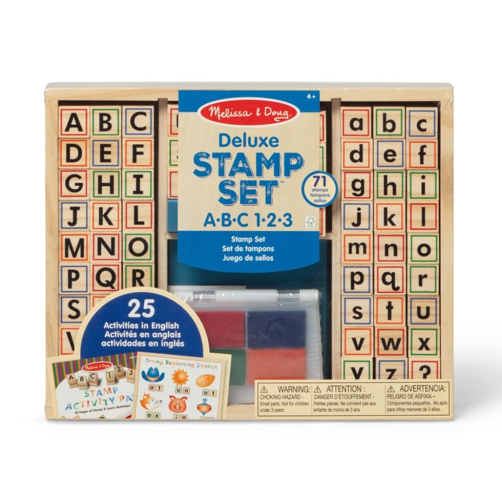 Educational Insights Alphabet Rubber Stamps Uppercase Alphabet Bean Bag ...