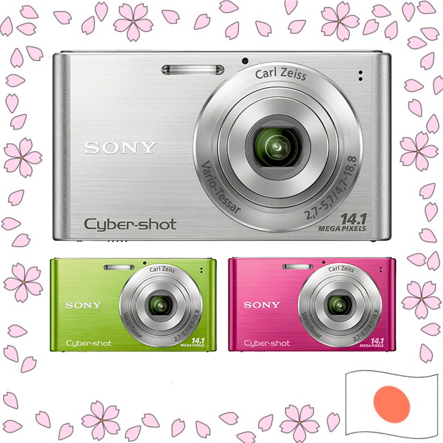 SONY Digital Camera Cyber-shot W320 Silver/Pink/Green DSC-W320