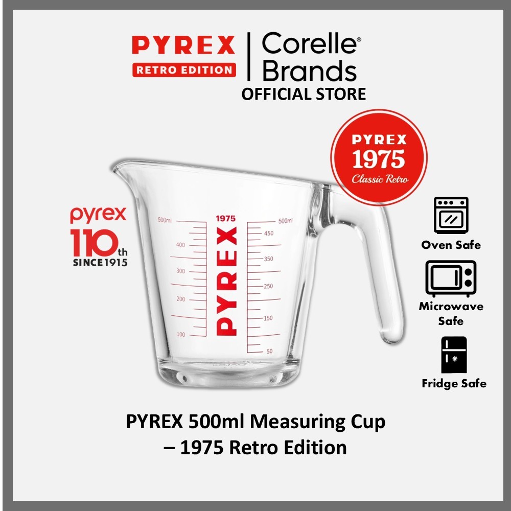 PYREX 500ml Measuring Cup – 1975 Retro Edition | Shopee Singapore