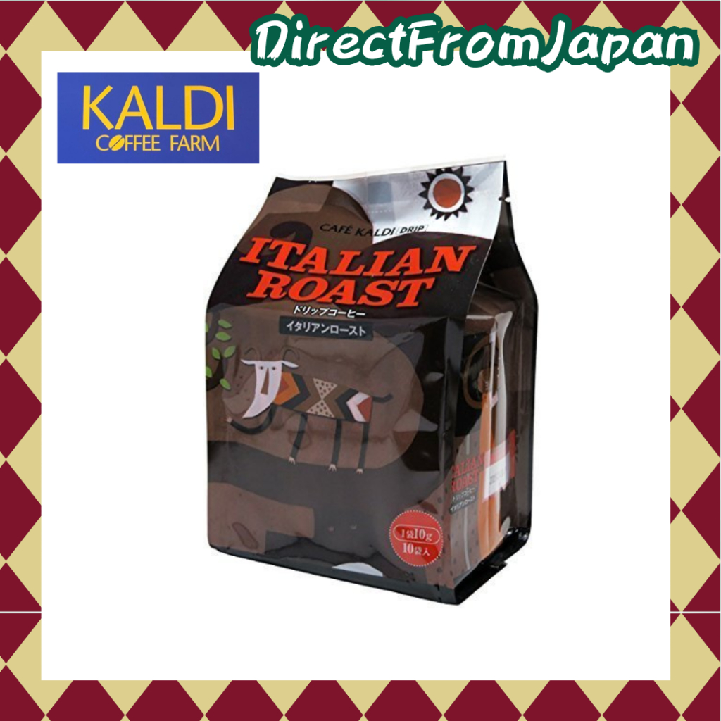 Caffè KALDI Drip Coffee Italian Roast 10g × 10 packs[Direct from Japan ...