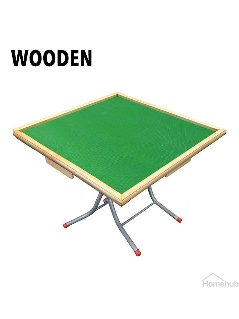 Homehub Wooden Mahjong Table Foldable Folding Portable | Shopee Singapore