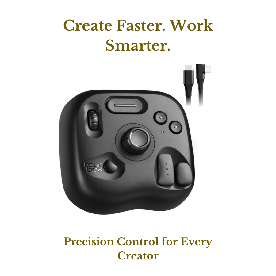 TourBox Lite Left-Hand Editing Controller for Creators, Shortcut ...