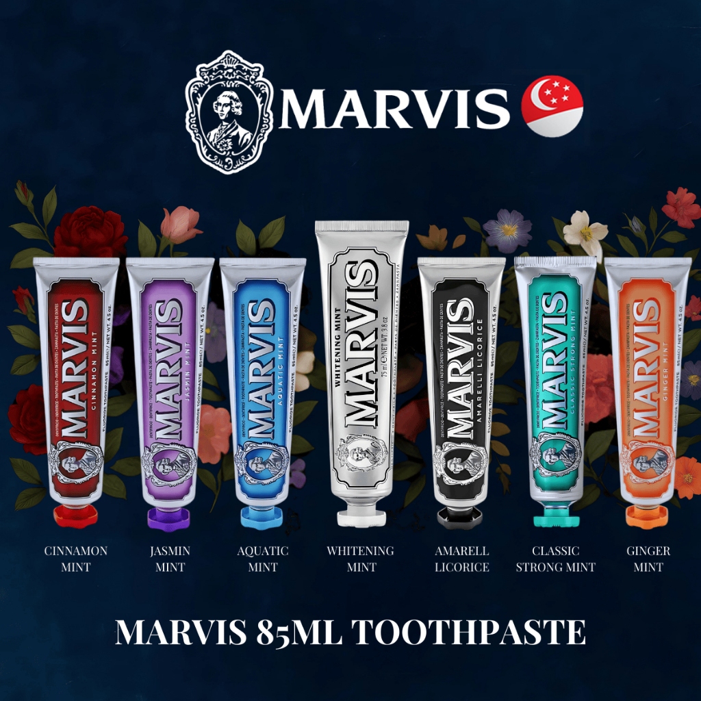 [SG In Stock]Marvis Toothpaste 85ml Whitening Mint Toothpaste Freshen ...