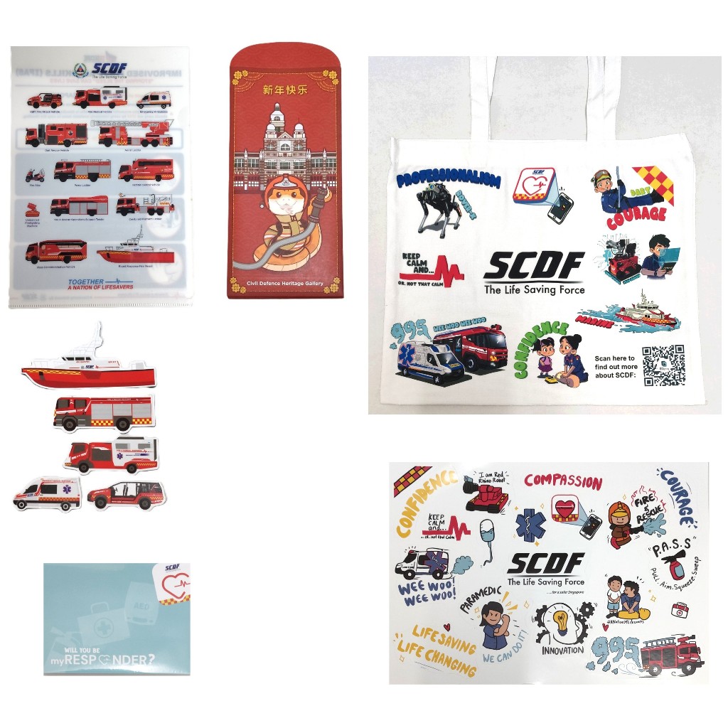 SCDF Pump ladder / Fire medical vehicle / ambulance / Light Fire Attack ...