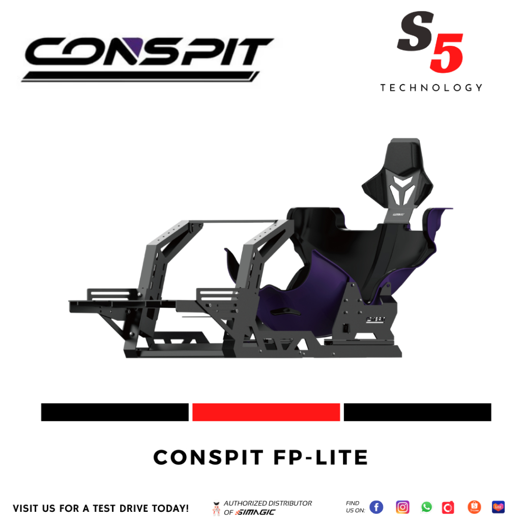 Conspit FP Lite / Racing Simulator Cockpit / SIM RACING RIG / driving ...